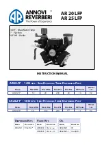 Annovi Reverberi AR 20 LFP Instruction Manual preview