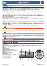 Предварительный просмотр 22 страницы Annovi Reverberi AR 30 Series Instruction Manual