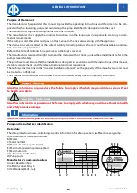 Предварительный просмотр 22 страницы Annovi Reverberi AR 303 Instruction Manual