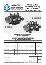 Предварительный просмотр 1 страницы Annovi Reverberi AR 320 bp Twin Instruction Manual