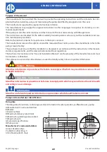 Предварительный просмотр 22 страницы Annovi Reverberi AR202 Instruction Manual