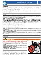 Предварительный просмотр 2 страницы Annovi Reverberi BHS 105 Instruction Manual