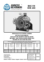 Annovi Reverberi BHS 170 Instruction Manual preview