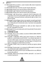 Preview for 22 page of Annovi Reverberi Blue Clean 1310 Original Instructions Manual