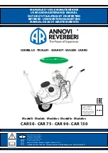 Annovi Reverberi Power Garden CAR 130 User Manual предпросмотр