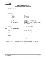 Preview for 8 page of Anodyne Electronics Manufacturing AA37 Series Installation And Operation Manual