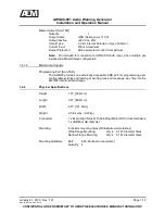 Preview for 18 page of Anodyne Electronics Manufacturing AWG08-001 Installation And Operation Manual