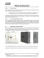 Preview for 23 page of Anodyne Electronics Manufacturing AWG08-001 Installation And Operation Manual