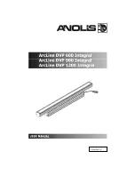 Anolis ArcLine DVP 1200 Integral User Manual preview