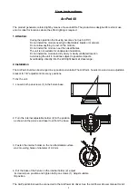 Preview for 1 page of Anolis ArcPad 48 Integral User Instructions