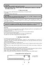 Preview for 4 page of Anolis ArcPower 144 User Manual