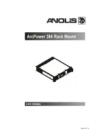 Anolis ArcPower 384 User Manual preview