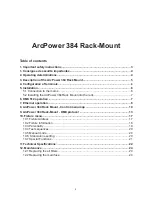 Preview for 2 page of Anolis ArcPower 384 User Manual