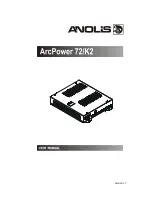 Preview for 1 page of Anolis ArcPower 72/K2 User Manual