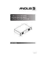 Anolis ArcPower Rack Unit Pixel CE: ArcPower Rack Unit Pixel US User Manual preview