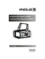 Preview for 1 page of Anolis ArcSource 96 Integral User Manual