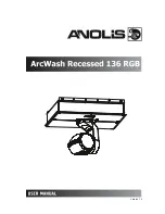 Anolis ArcWash Recessed 136 RGB User Manual preview