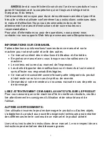 Preview for 10 page of Anova 55-7801 Instruction And User'S Manual