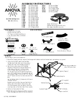 Anova D1005 Assembly Instructions preview