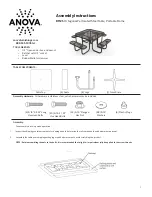 Preview for 1 page of Anova D1121 Assembly Instructions