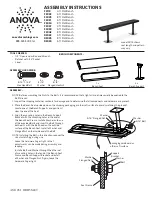 Anova F3118 Assembly Instructions preview