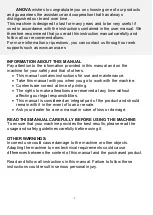 Preview for 2 page of Anova GC500TFE Instruction And User'S Manual