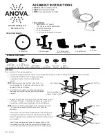 Anova L1301S Assembly Instructions preview