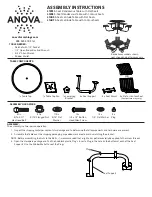 Предварительный просмотр 1 страницы Anova L1391 Assembly Instructions