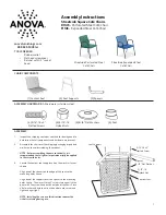 Anova Perforated Steel Café Chair D1145 Assembly Instructions preview