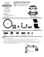 Anova Rendezvous L1387 Assembly Instructions preview