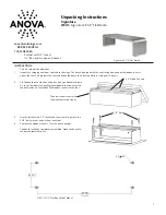 Preview for 1 page of Anova Signature L1501 Unpacking Instructions