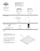 Preview for 1 page of Anova T2267R Assembly Instructions