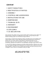 Preview for 3 page of Anova TC102 Instruction And User'S Manual