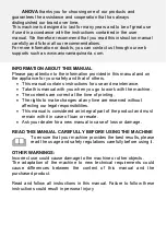 Preview for 2 page of Anova TP2502 User Manual