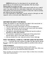 Preview for 54 page of Anova TPB2507 Instruction And User'S Manual