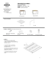 Anova Tuscany T2267R Assembly Instructions preview