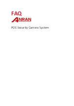 Preview for 1 page of Anran POE Security Camera System Faq