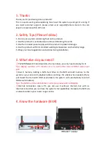 Preview for 3 page of Anran Wireless Security NVR Series Quick Installation Manual