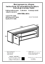 Предварительный просмотр 1 страницы ANREX WHITEBLACK RTV 1D2N Instructions For Assembling And Operating