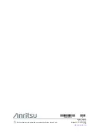 Preview for 244 page of Anritsu 3GPP Measurement Manual