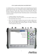 Anritsu BTSMaster MT8222A Firmware Update preview