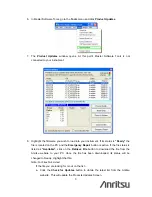 Preview for 3 page of Anritsu BTSMaster MT8222A Firmware Update