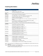 Предварительный просмотр 13 страницы Anritsu CMA 5000 - UTA Specifications