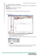 Preview for 43 page of Anritsu MD1230B Quick Start Manual