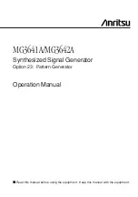 Предварительный просмотр 35 страницы Anritsu MG3641A Operation Manual