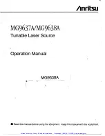 Preview for 2 page of Anritsu MG9637A Operation Manual