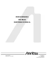 Anritsu MS2024A Maintenance Manual preview