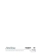 Предварительный просмотр 126 страницы Anritsu S331E User Manual