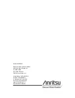 Preview for 174 page of Anritsu Site Master S331D User Manual