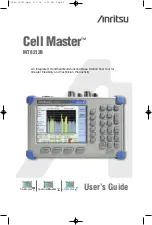 Предварительный просмотр 1 страницы Anrtisu Cell Master MT8212B User Manual